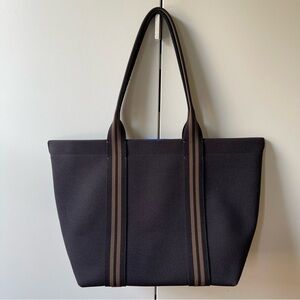 RARE Retired Rothy’s Essential Tote Black Cocoa Brown Washable Work Travel Baby